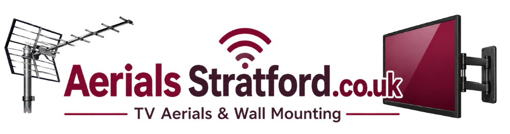 Aerials Stratford TV aerials and wall mounting logo